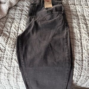 Levi's SilverTab Gray High-Waisted Jeans